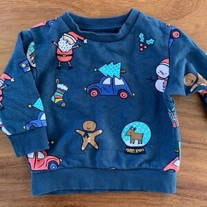 Cute Next Christmas Sweater Size 9-12 month